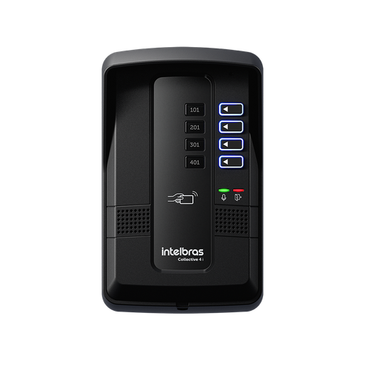 [IN-COLLECTIVE-4I] 4500029 | CENTRAL CONDOMINIAL DE PORTERIA | PARA 4 DEPARTAMENTOS | DESVIO LLAMADA A CELULAR | SOPORTA 200 TAG RFID | INTELBRAS