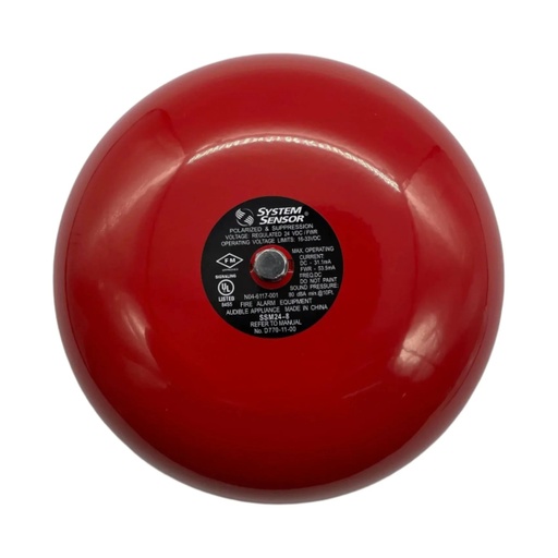 [NT-SSM24-8] CAMPANA DE ALARMA , 24VDC, 8"