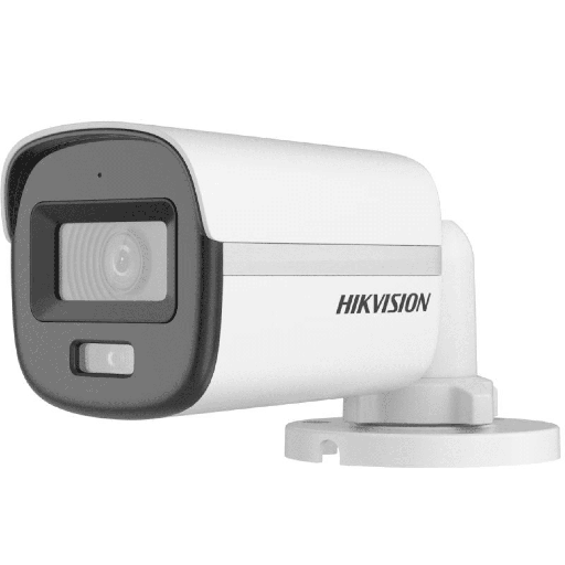 [HK-DS-2CE10KF0T-LPFS] CAMARA MINI BALA 3K | LENTE 2.8MM | COLORVU | IR 20M | LUZ HIBRIDA SMART | IP67 | PLASTICA