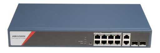 [HK-DS-3E1512HP-SI-8P2T2F] SWITCH 8 PUERTOS GIGABIT 10/100/1000 SMART POE 130W