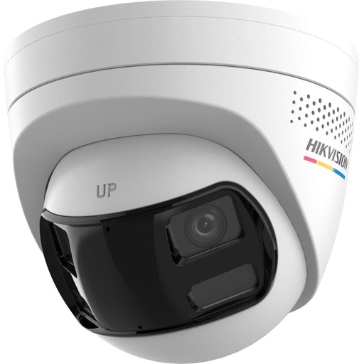[HK-DS-2CD1367G2HP-LIU/SRB] CAMARA TURRET 6 MP | LENTE DUAL 2.8MM | PANORAMICA 180° | COLORVU | POE | IP67