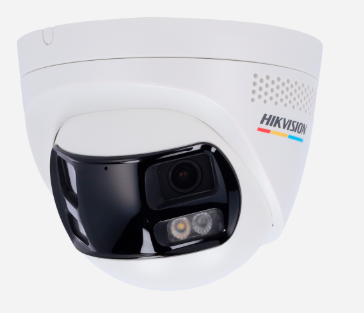 [HK-DS-2CD1367G2HPLIUF/SRB] CAMARA TURRET 6 MP | LENTE DUAL 2.8MM | PANORAMICA 180° | COLORVU | POE | IP67