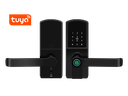 CERRADURA SEMIAUTOMATICA CON LECTOR DE HUELLAS I TACTIL I METALICA I BLUETOOTH I 100 USUARIOS I USB