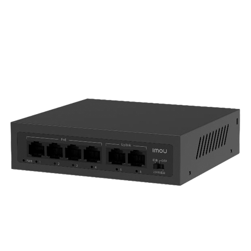 [IM-SF106P] SWITCH POE I 4 POE I 2 UPLINK I 10/100M I 45W