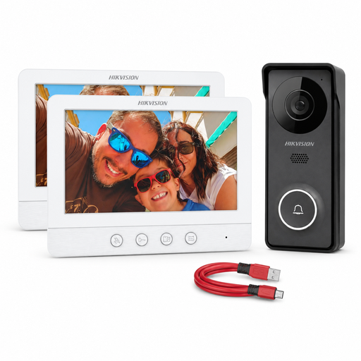 [HK-COMBO-VIDEOPORTERO] COMBO VIDEO PORTERO ANALOGO, INCLUYE: PANTALLA LCD ADICIONAL+ CABLE USB